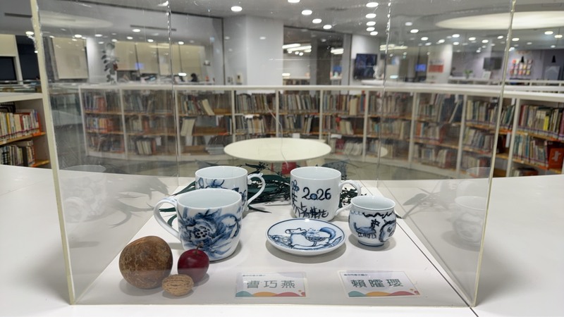 【青花瓷師生創作展】馬到成功的春節祝福系列展圖片