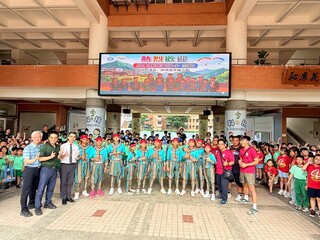 🏐 都市與森林的熱血相遇！屏東賽嘉國小蒞校交流，攜手備戰中華盃！圖片